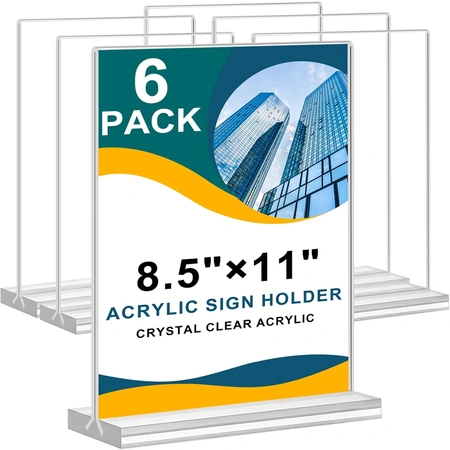 arrobust clear acrylic display table signs stand.webp